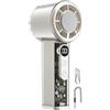 Generico Ventilatore Portatile da Mano | Display digitale USB ricaricabile con 100 velocità e laccetto | Mini ventilatore personale portatile | per Dormitorio Picnic Campeggio Ufficio Esterno, Uomini Donne Bam