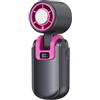 Generic Ventilatore portatile | Display digitale ricaricabile a 5 velocità | Ventilatore portatile da viaggio, per donne e uomini, per interni ed esterni, ufficio, scuola, viaggi, pendolari e passeggiate