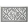 Olivo Tappeti OLIVO.shop | SARDEGNA Tappeto sardo in cotone, passatoia corridoio varie misure (GRIGIO 50x90 cm)