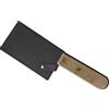 PATIKIL Custodia in Pelle PU per Coltello Carne, Protezioni per Coltelli Chef impermeabili Protezione per Coltelli Larghi Copertura Mannaia per Cucina Casa, Nero