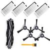 Fantisi Kit di accessori di ricambio per aspirapolvere robot Ecovacs Deebot 605 600 601 di 1 spazzola principale + 4 filtri + 4 spazzole laterali, kit DO3G-KTA