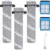 JoaSinc Spazzola a rullo di ricambio per Bissell Crosswave OmniForce Edge 3930F/3933/v2/3999z Cordless Multi-Surface Hard Floor Cleaner Wet Dry Aspirapolvere Accessori, 3 Rotoli di Spazzola, 2 Filtri, 1