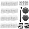Aiyraa Set di pulizia 4 in 1 per macchina da caffè Ninja Luxe Cafe ES601/ES701, confezione da 12 filtri a carbone attivo, 2 dischi per la pulizia del backflush da 54 mm, 1 spazzola per macchina (set 4