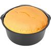 Generisch Stampo per friggitrici ad aria calda - Stampo per torte da 8 pollici | Stampo quadrato in alluminio in acciaio al carbonio - Stampi da forno per alimenti | Perfetto per pizza, pane, torte in chiffon