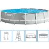 INTEX Piscina rotonda INTEX 26724 Piscina Prism Frame 457x107 Completa