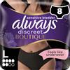 Always Discreet Always Pantaloni per incontinenza da donna Discreet Boutique, taglia L, Plus, confezione da 8
