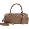 GUESS borsetta borsa a tracolla Cresidia II Box Satchel Dark Taupe Logo grigio talpa