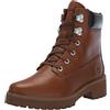 Timberland Carnaby Cool 6in, Stivali alla Moda Donna, Rust Full Grain, 37.5 EU Larga