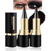 Baorder 2Pcs Gel Eyeliner Pencil Set, Matte Natural Black Eyeliner Cream, impermeabile Smudge Proof, nero Smokey ombretto Palette Stick Crayon, Goth Halloween Makeup