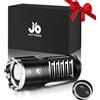 JAY-PARK Torcia LED Potente Professionale 1000000 Lumen, Ricaricabile 10800 mAh Display LCD Di Potenza, Torcia Potente 5 modalità, Zoomabile, Impermeabile IPX7 per Campeggio, Passeggiata, Emergenza