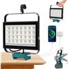 T-SUN Lampada LED Ricaricabile per Ma-kita Batteria 18V, T-SUN 100W 6500LM Faretto Ricaricabile Portatile con Type C/USB Lampada da Lavoro Faretto per Garage, Emergenza, Campeggio, Cantiere (Senza Batteria)