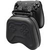EffiFish Custodia rigida per controller Steam 2, borsa da viaggio antiurto in EVA per cavi per cuffie gamepad, organizer portatile compatto nero (nero)