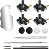 Auto-plaza Kit di riparazione e sostituzione del joystick 14 in 1 per controller Oculus Quest 2 per controller Meta Quest 2 per controller Oculus Quest 2 (tipo B)
