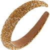 Xvbhaq Cerchietto per capelli da donna, con strass e cristalli, alla moda, per donne e ragazze (oro)