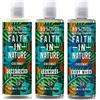 Faith in Nature - Trio di shampoo al cocco, balsamo & doccia gel