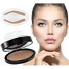 Boobeen Sopracciglio Seal Timbro Polvere - Un secondo Make Up Nature Tinting Coloring Kit - Crea sopracciglia dall'aspetto naturale per i principianti del trucco
