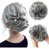 JJstar Cofanetto per capelli grandi da donna, ricci, ondulati, chignon e coda di cavallo, chignon sintetici per donne