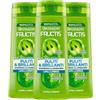 Garnier Fructis Puliti e Brillanti Shampoo Illuminante per Capelli Spenti con Acqua d'Uva e Cheratina Vegetale Purificante Contro il Sebo in Eccesso Formula Senza Siliconi - 3 Flaconi da 250ml