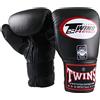 Twins Special Guantoni da boxe TBM-1, per sacco da boxe e allenamento, in vera pelle, nero, M