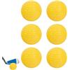 Generisch Palla da golf gialla, piccole palline da golf portatili da 4 cm, in poliuretano, riutilizzabili, multifunzionali, luminose, morbide, per uomini, donne, ragazze, regali di compleanno, allenamento di