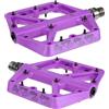 ULTECHNOVO Pedali della Bicicletta Flat in Nylon e Acciaio Porpora Leggeri e Antiscivolo per Mountain Bike, 1 Paio per Ciclismo su Strada e Off-road