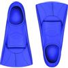 Xisnuient Pinne Corte da Nuoto in Silicone per Bambini e Adulti, Pinne Allenamento per Piscina, Snorkeling e Immersioni, per Principianti, Potenziamento Muscolare Gambe (Blu,X-L)