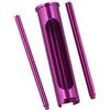 Allthingstore Asta di inserimento in lega di alluminio per mulinello da pesca Abu Ltx-bf8 Slc-ib7 Mgx2 Alx Ib7 Deez8 parti argento blu viola nero oro rosa rosso (grande canna da tiro rosa)