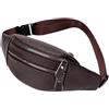 SKPVPOKOYL Marsupio sportivo in pelle Tracolla multifunzionale da corsa for uomo all'aperto Petto comodo e leggero