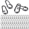 KACCDE 100Pcs Pesca Split Anelli Ad Alta Resistenza Esche Anelli Connettore Linea Esche Resistenti Accessori Da Pesca In Acciaio Inox Split Resistente