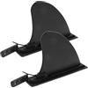 POPETPOP 2 Pezzi Pinne di Ricambio per Kayak e SUP Gonfiabili in PVC Nero Design Bilanciante e Installazione Facile, Accessorio per Esplorazioni su Fiumi