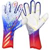 Generic Guanti professionali da portiere di calcio giovanile, flessibili e traspiranti, con impugnatura resistente, protezione per il polso per allenamento e partite