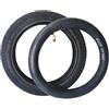 Drhomeam Set di pneumatici e tubi per bici da 14 pollici 14 x 2,125 (57 - 254), gomma di ricambio per ruota esterna per bici elettrica pieghevole (tipo B)