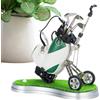 Generisch Portapenne da golf, mini borsa da golf con trolley, 3 mazze da golf e penne, set creativo di penne per mazze da golf, per riempire calze natalizie, souvenir unici per papà, marito