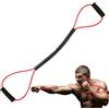 Generisch Fasce di resistenza contro box ombra, fasce elastiche per esercizi, corda di trazione resistente alla boxe, corda di trazione per allenamento di forza con maniglie comode, per allenamento di agilità