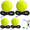 PithCogent Rete da rimbalzo da tennis | Allenatore da tennis da 4 pezzi, rete da rimbalzo elastica e resistente all'usura con palla e corda, perfetta per impiegati, adulti, intrattenimento allenamento per bam