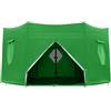 Generic Parasole per trampolino, copertura impermeabile di protezione UV per trampolini da 1,8 m a 4,2 m, divertimento all'aperto e sicurezza con tessuto Oxford resistente