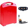 HJGHY ,24v 20ah, Batteria al Litio 24 V 20 Ah 30 Ah 40 Ah per transpalette, 48 V 15 Ah 20 Ah per Chariot élévateur, Compatibile con i Motori di gerbeurs CBD15J/CBD18 e Les poignées.