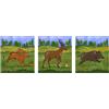 V A H VAH - Trio di bersagli animali della foresta, ideale per imparare a sparare con l'arco per bambini, realizzato a mano in Germania, giocattolo sostenibile in legno a partire dai 3 anni in su