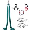 Generic Amaca aerea da yoga, amaca ad aria per yoga e danza acrobatica, kit altalena per yoga aereo, con materiale di seta resistente, per allenamento a casa e lezioni di yoga