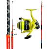 Kolpo combo pesca surfcasting con canna spiralata robusta 200gr + mulinello kolpo con filo