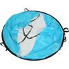 Bediffer Vela da 107 Cm per Kayak, Tavola da Paddle a, Vela Trasparente per Accessori per Canoa e Kayak con Custodia (Blu)