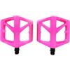 ZUZZEE Pedali per bicicletta in nylon con cuscinetti lisci DU ad alta presa, design antiscivolo, elementi riflettenti per MTB Road (bianco)
