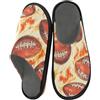 Reiacy Pantofole da casa rosse con motivo Fire Rugby per donne e uomini, pantofole antiscivolo per interni ed esterni, calde pantofole da casa, Red Fire Rugby Patterns, 5.5/6 UK, moderno