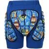 Nukinp Butt pad da snowboard per bambini Pantaloncini da snowboard imbottiti in EVA 3D Butt pad da sci in vita elastica traspirante per pattinaggio bicicletta