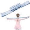 ZZHBOO Un Cinghia per Yoga Elastica in Spandex, Fascia di Resistenza per Stretching e Fitness, Per Allenamento di Flessibilità, Danza e Yoga, 4cm in Celeste Chiaro