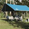 FWIKDUN Tarp in taffettà resistente con rivestimento in poliuretano, impermeabile per attività all'aperto, telo da campeggio con occhielli per coperture e telone da pavimento, tenda con aste