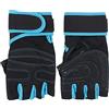 Qqmora Fitness Mezze con Design Antiscivolo per Sollevamento Pesi e Allenamento, Materiale in Gomma Traspirante, Confezione da 2 (M)