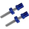 Generic Staffa Stabilizzatore Presa Strumento per Servizio di Biciclette Set di 2 Pezzi Filettato Metallo Set per Riparazione e Manutenzione Movimento Centrale Supporto Presa Strumento Bicicletta Filettata