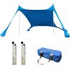 Generico Beach Tent Sun Shelter UV Protection Grande Beach Canopy Tent Sun Shade