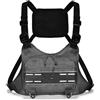carotoe Durabilità Running Crossbody Bag Alta Capacità Outdoor Esercizio Petto Borse Rilascio Rapido Fibbie Comodo Usura Traspirante Running Marsupio